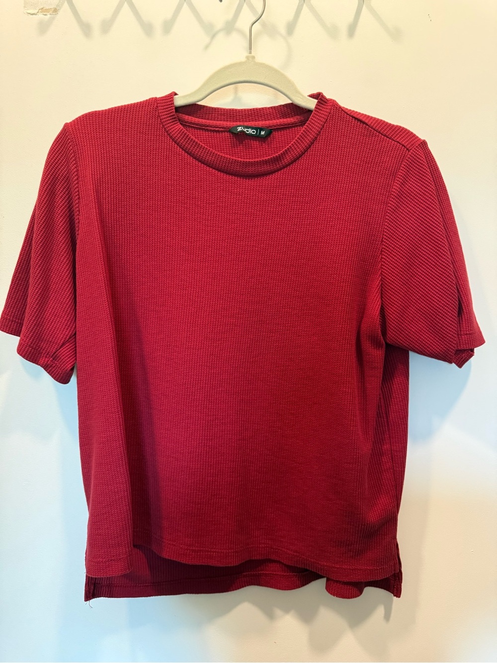 Crewneck Short-Sleeve Shirt - Red